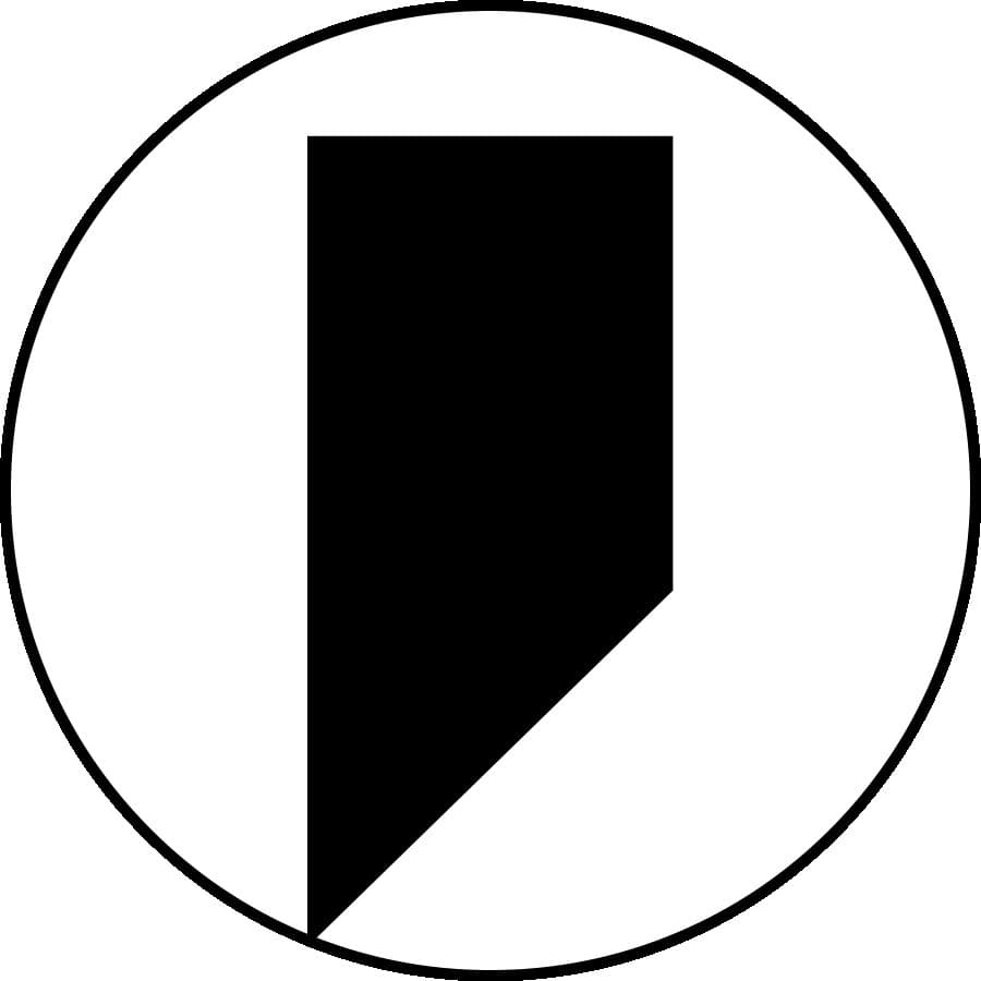 The Nuance mark: a single cut black form inside a circle.